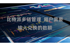 比特派多链管理 用户需要输入兑换的数额