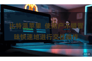 比特派苹果 使用户不错冒昧快速地进行交往操作