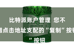 比特派账户管理  您不错点击地址支配的“复制”按钮